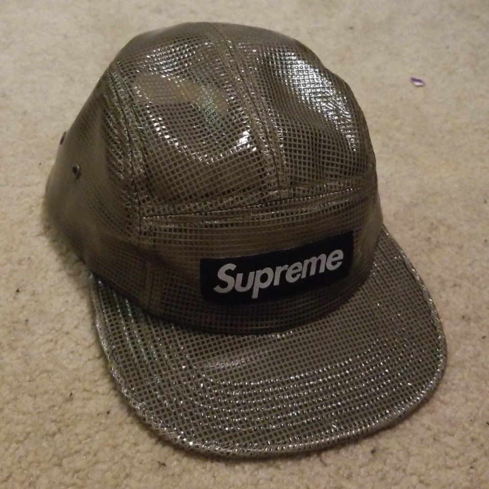 Supreme Laminated Box Logo Cap FW17